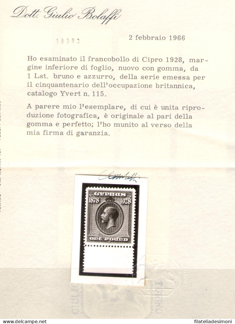 1928 Cipro, Stanley Gibbons N. 123/32 - MNH** - Autres & Non Classés