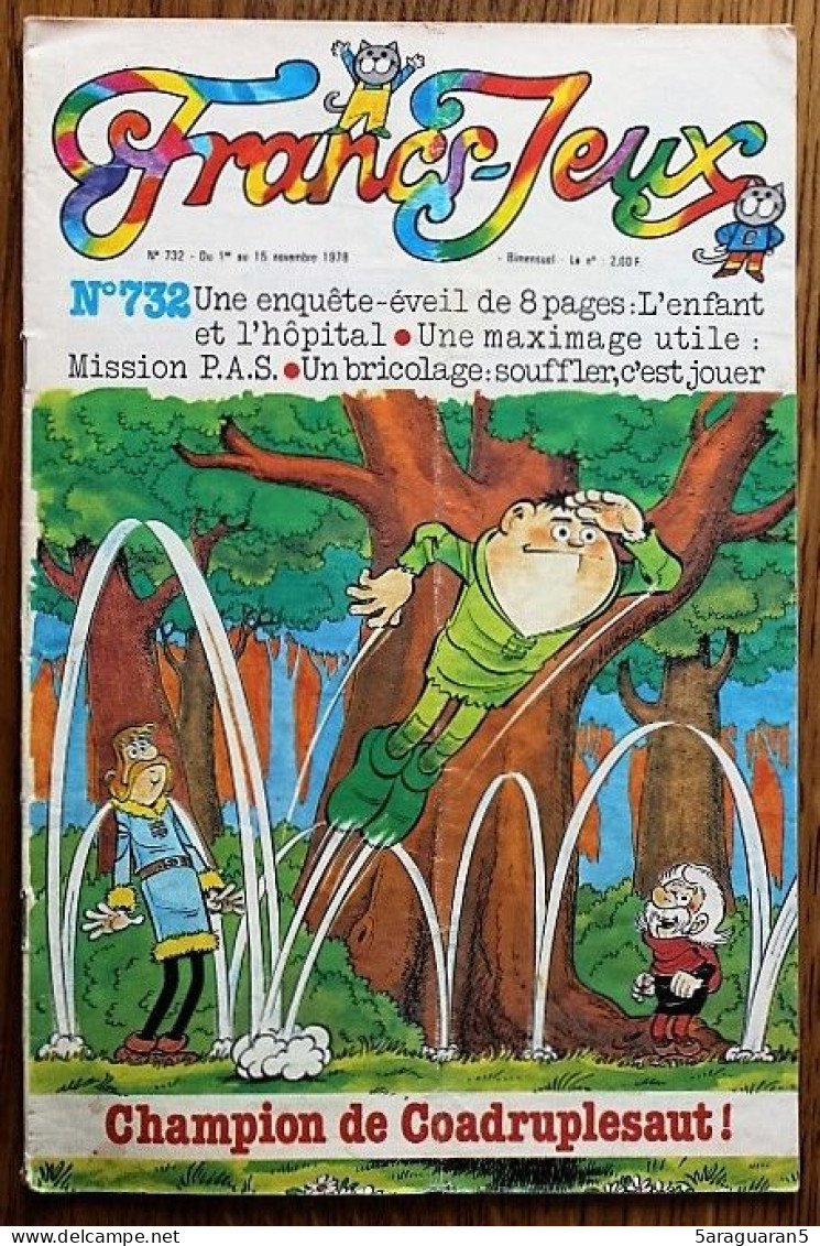 MAGAZINE FRANCS JEUX - 732 - Novembre 1978 - Autre Magazines