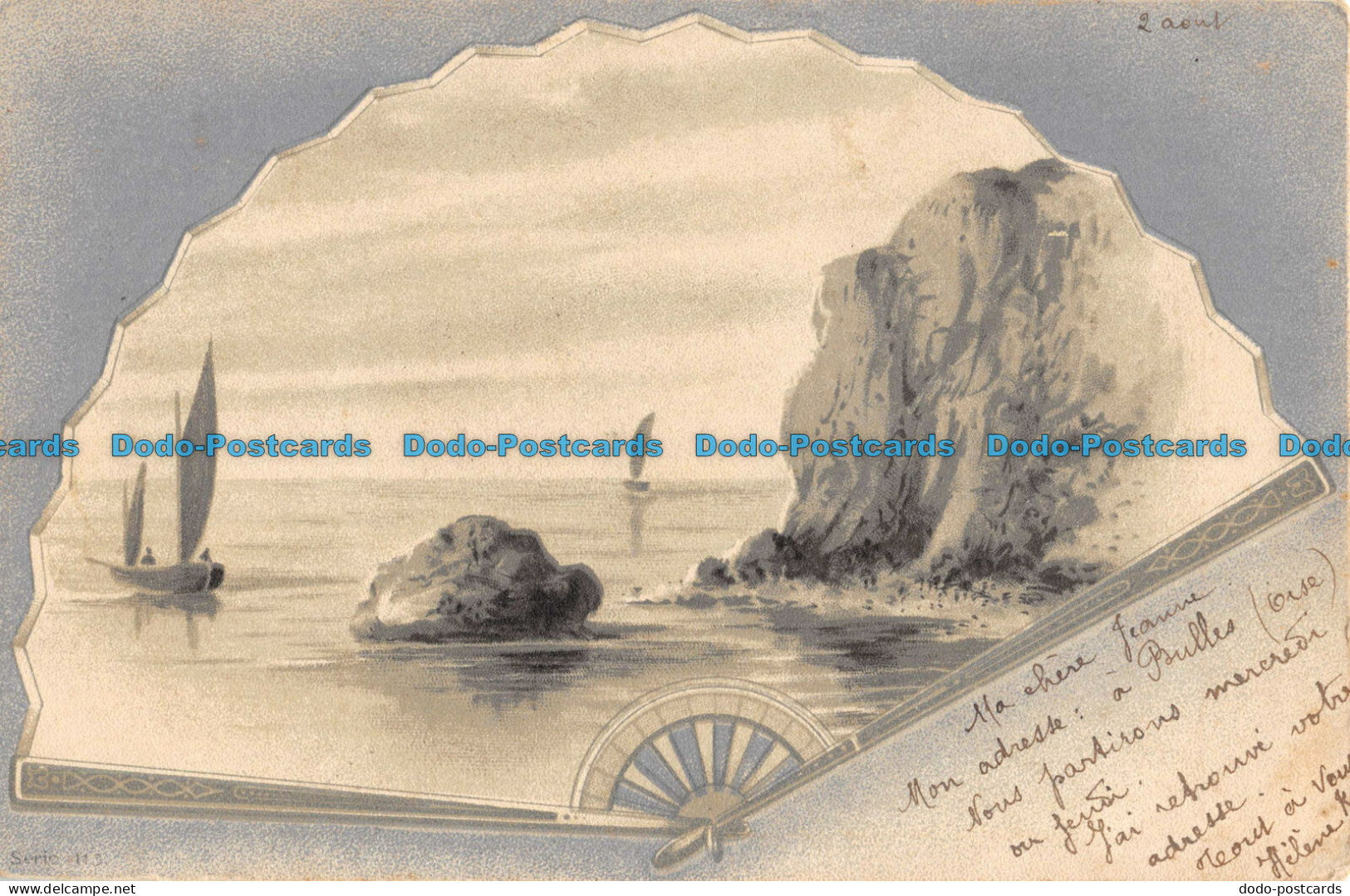 R044832 Old Postcard. Sea And Rocks. Sailing Boats - World