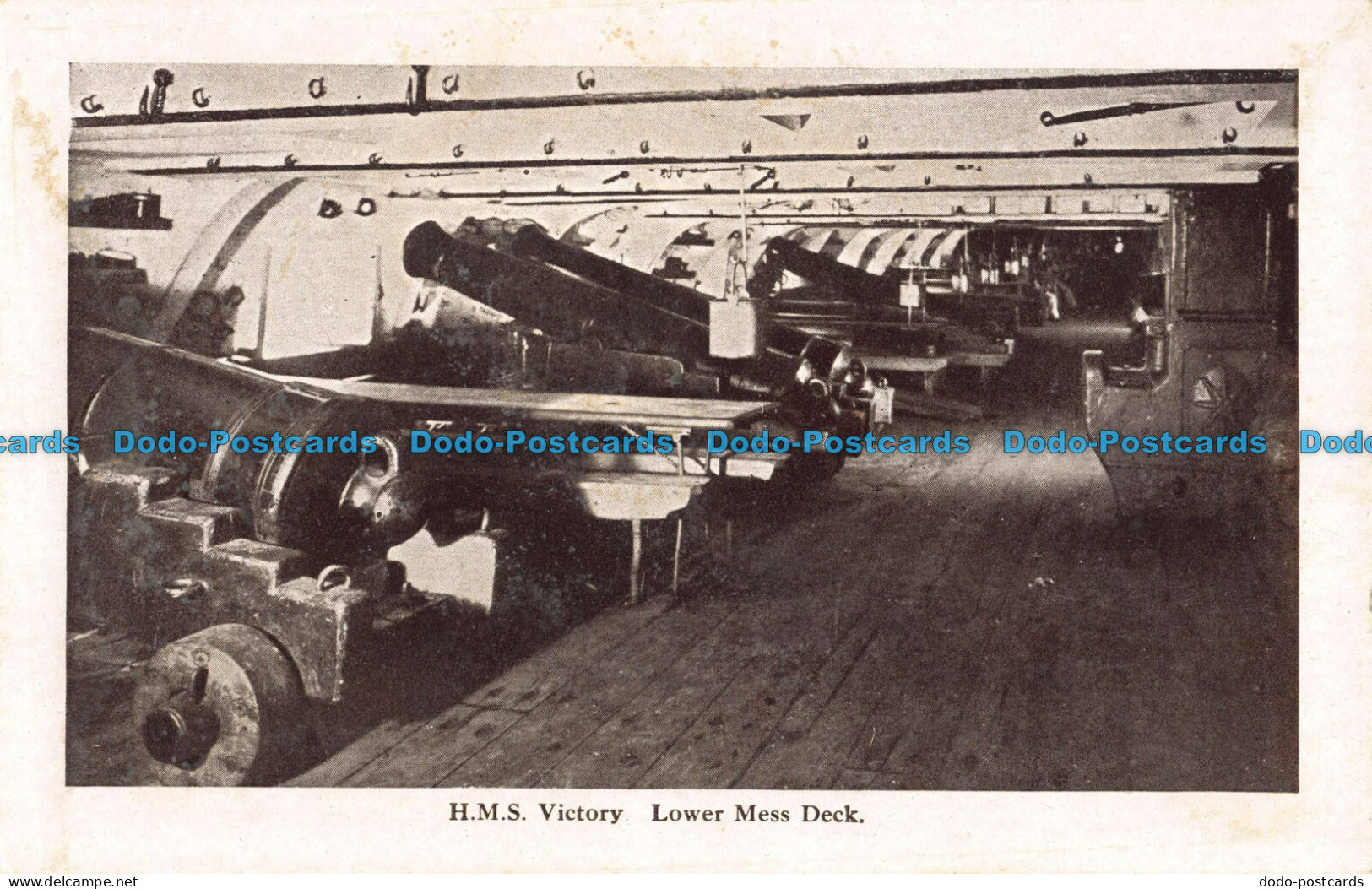 R043549 H. M. S. Victory. Lower Mess Deck. Gale And Polden - World