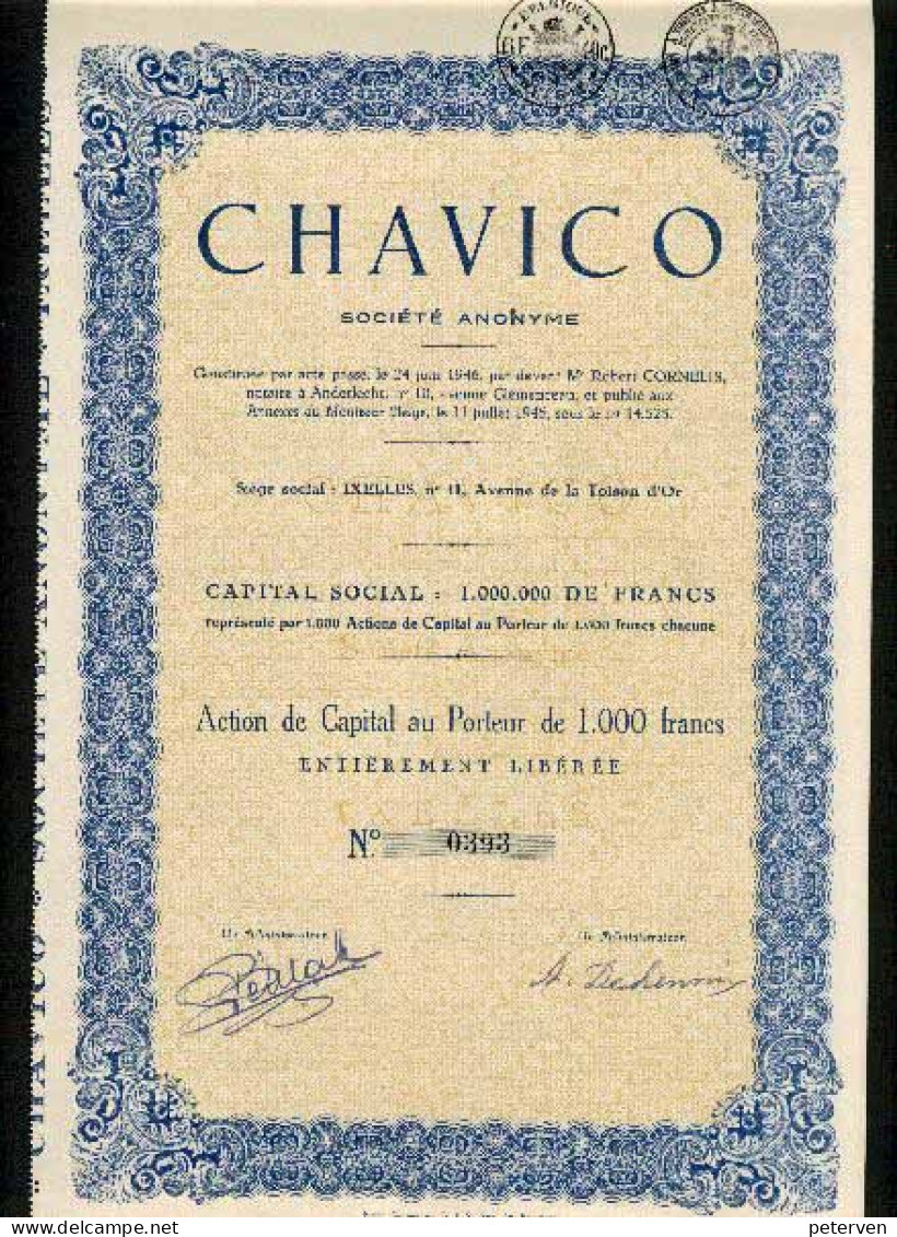 CHAVICO - Landbouw