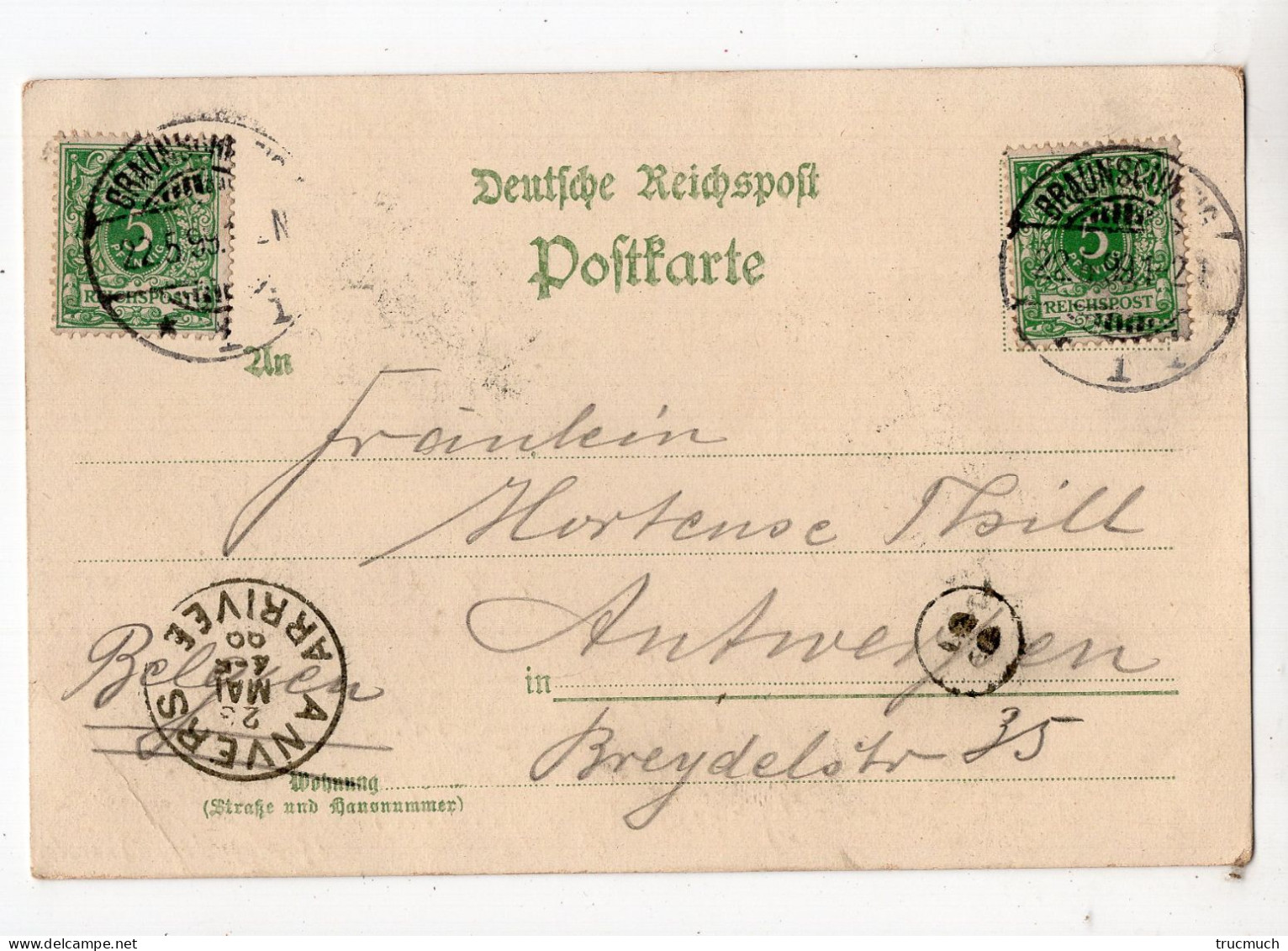 Gr. Weghaus Bei BRAUNSCHWEIG *litho*1899* - Braunschweig