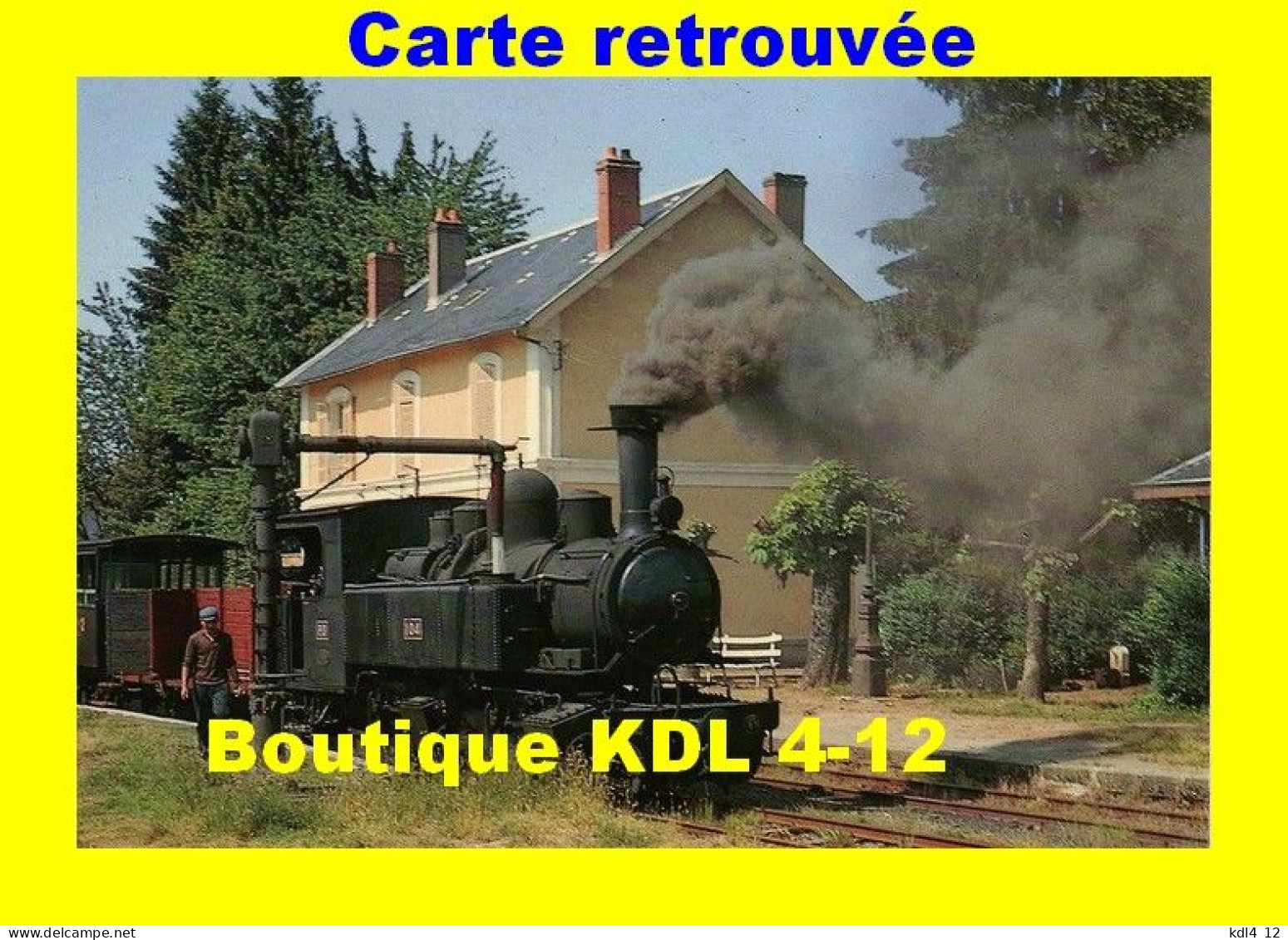 AL 051 - Train, Loco Blanc-Misseron 020+020 T N° 104 - TREIGNAC - Corrèze - POC - Treignac