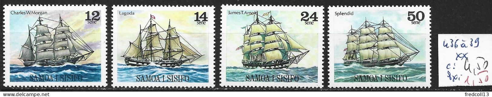 SAMOA 436 à 39 ** Côte 4.50 € - Samoa (Staat)