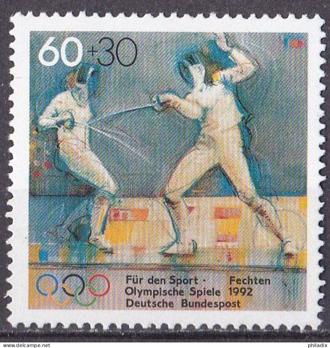 BRD 1992 Mi. Nr. 1592 **/MNH (BRD1-5) - Ongebruikt