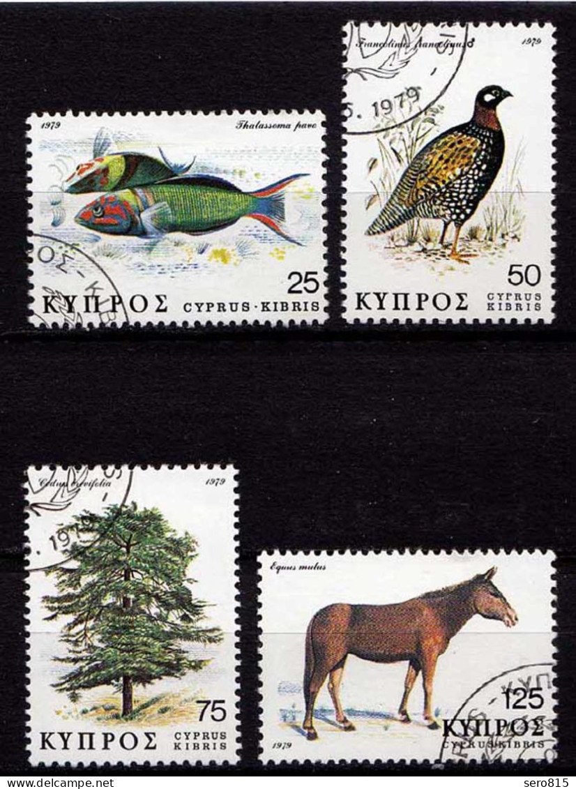 Zypern - Cyprus 1975 Vögel Birds Animals Gestempelt Used   (9767 - Perdiz Pardilla & Colín