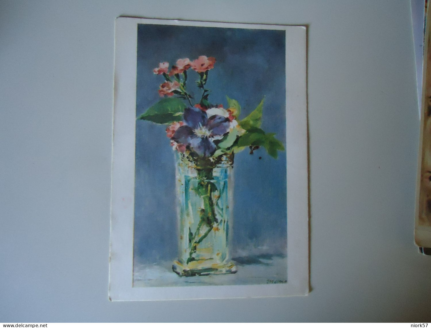 MANET  POSTCARDS    PAINTINGS  1962 POSTED GREECE      MORE  PURHASES 10% DISCOUNT - Paintings
