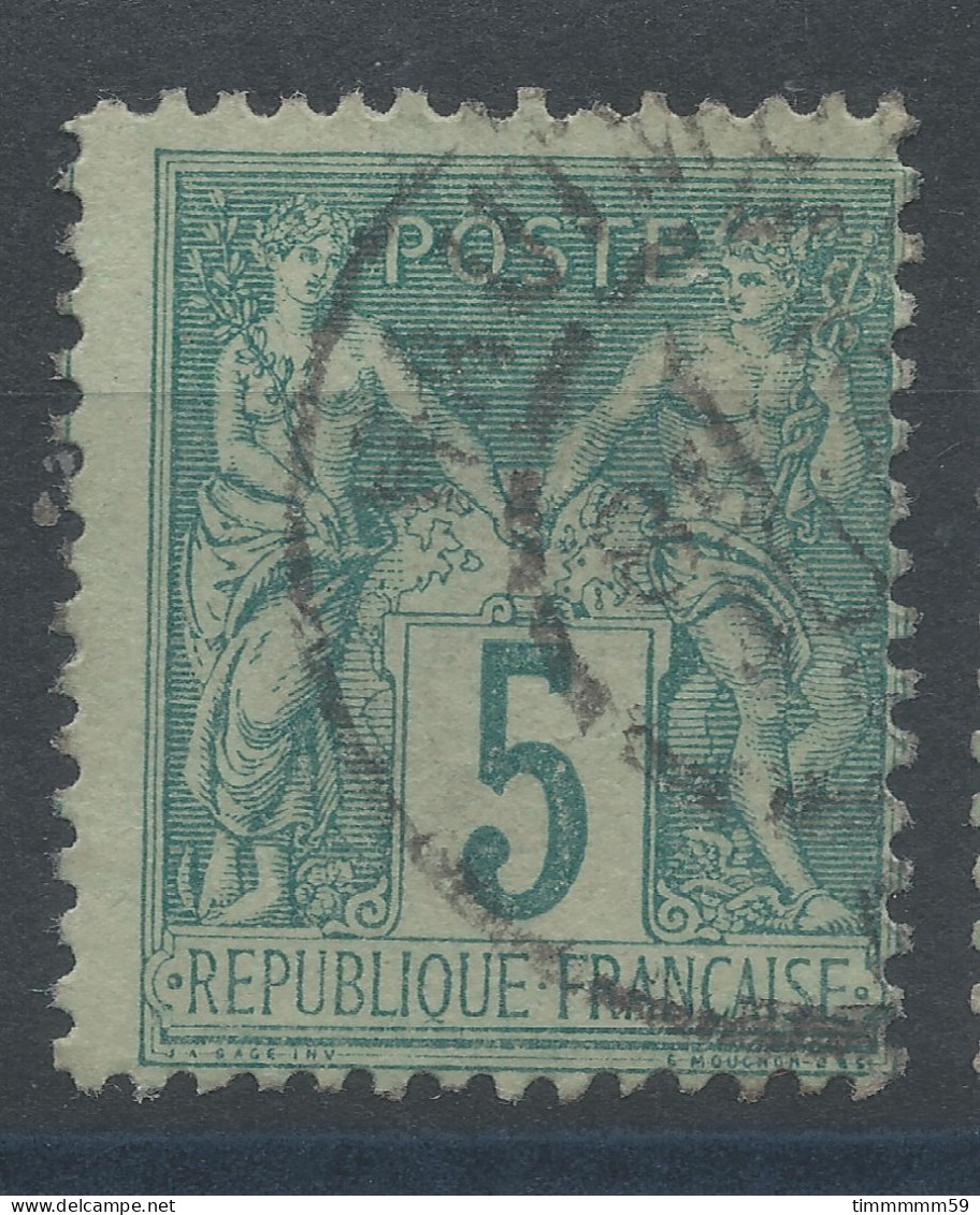 Lot N°83281   N°75, Oblitéré Cachet à Date De HAUTMONT "NORD" - 1876-1898 Sage (Type II)