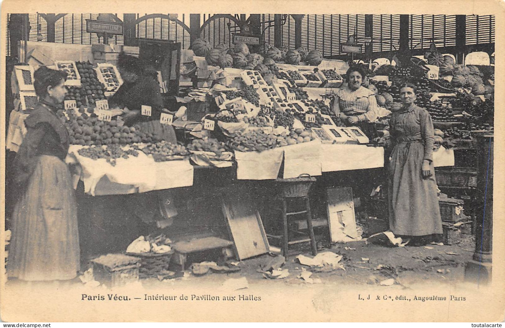 CPA 75 PARIS PARIS VECU INTERIEUR DE PAVILLON AUX HALLES - Artisanry In Paris