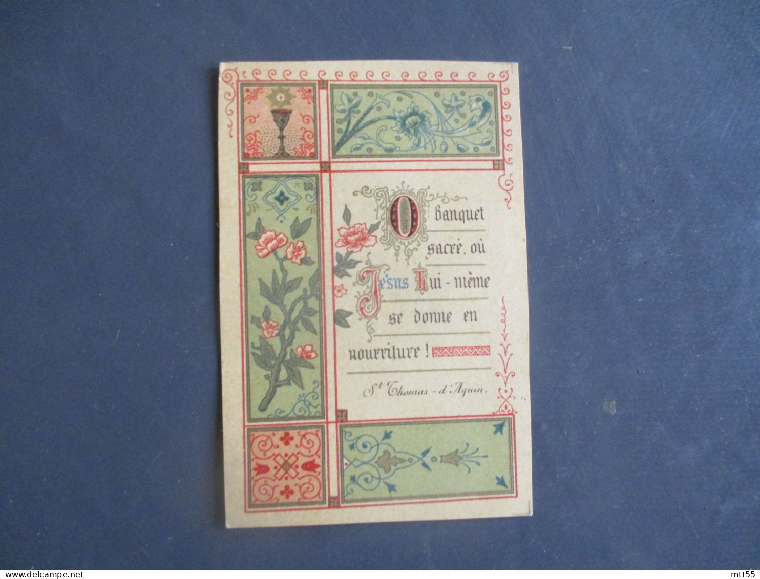 GENEVIEVE ORJO DE MARCHEVELETTE 1891 HOLLY CARD IMAGE PIEUSE - Devotion Images