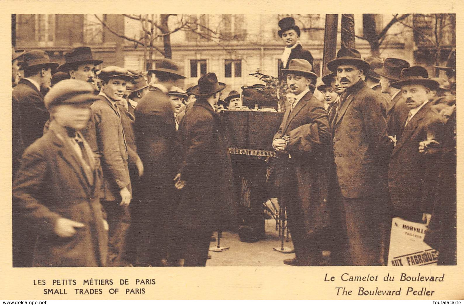 CPA 75 PARIS LES PETITS METIERS DE PARIS LE CAMELOT DU BOULEVARD - Petits Métiers à Paris
