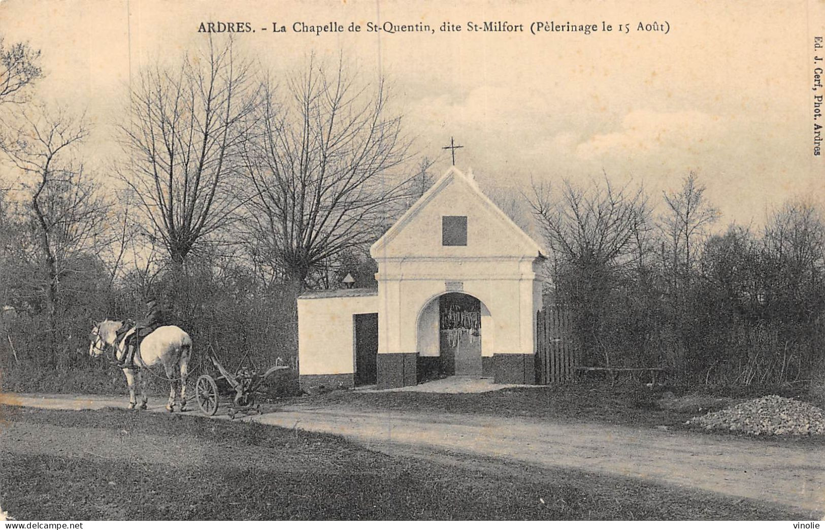 P-24-Mi-Is-1396 : ARDRES. CHAPELLE DE SAINT-QUENTIN - Ardres