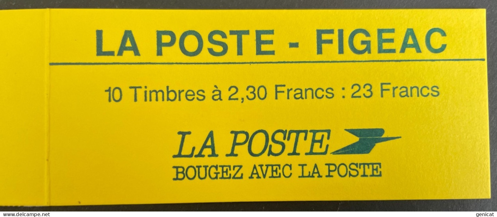 Carnet La Poste - Figeac - Format 125x54 - Modernes : 1959-...