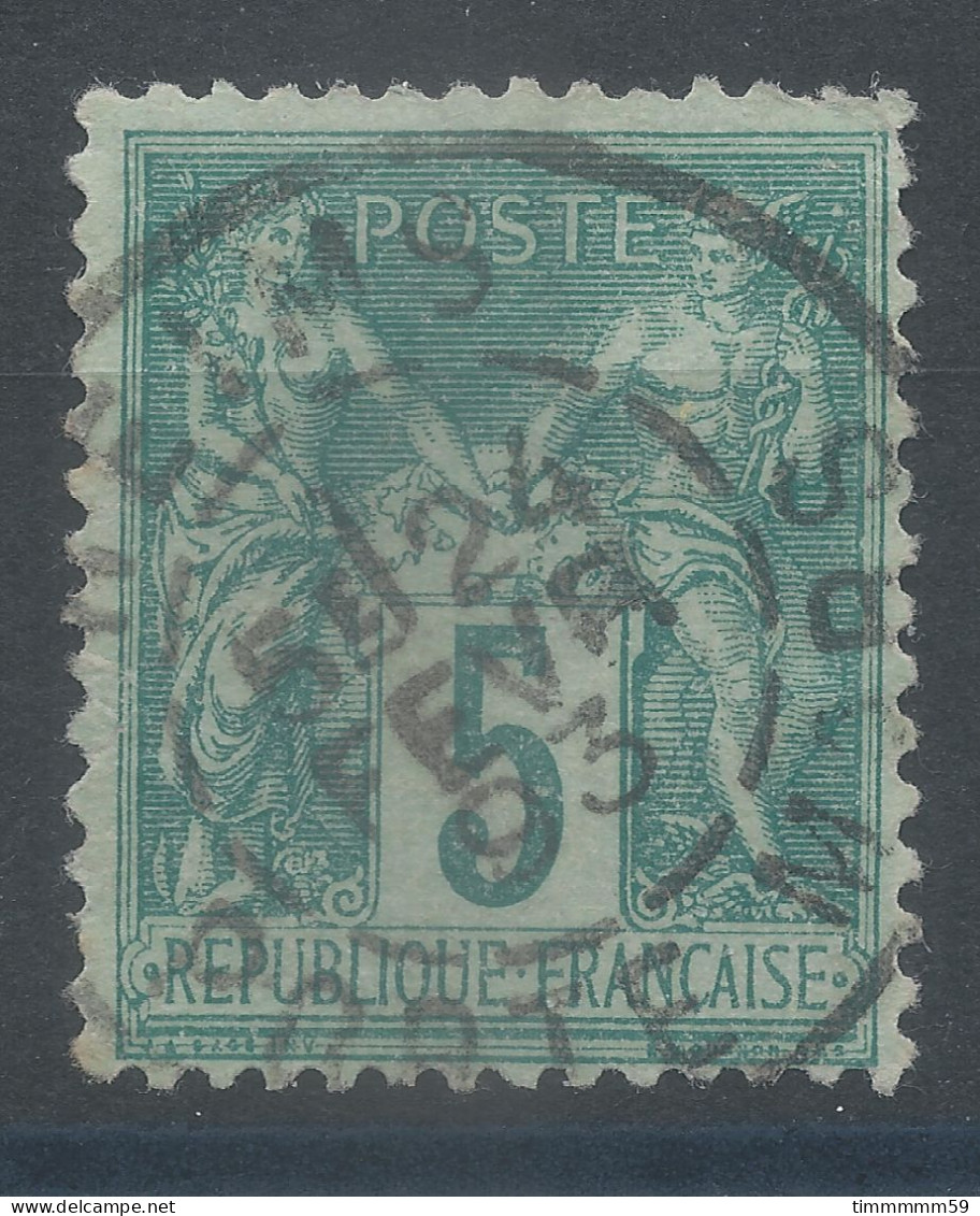 Lot N°83283   N°75, Oblitéré Cachet à Date De REIMS "PORTE MARS" (MARNE) - 1876-1898 Sage (Type II)
