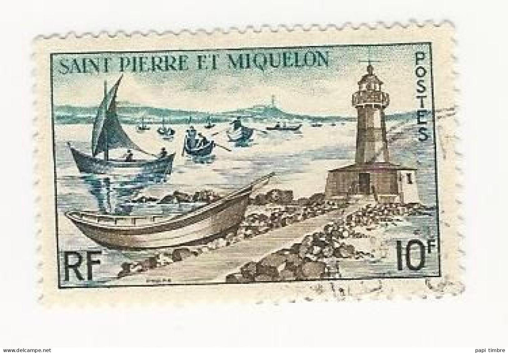 SPM-1957 -Série Courante - N° 357 Oblitéré - Used Stamps