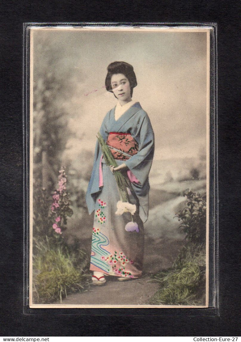 (08/05/24) JAPON-CPA JAPONAISE EN KIMONO - Other & Unclassified