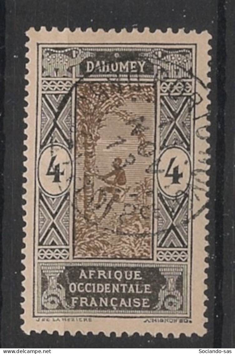 DAHOMEY - 1913-17 - N°YT. 45 - Cocotier 4c Noir - Oblitéré / Used - Usati