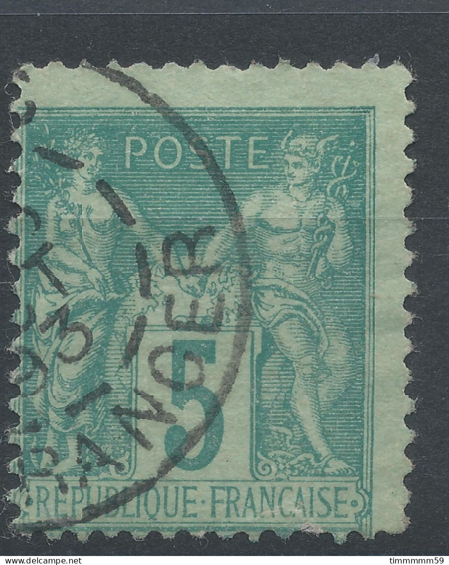 Lot N°83285   N°75, Oblitéré Cachet à Date ETRANGER - 1876-1898 Sage (Type II)