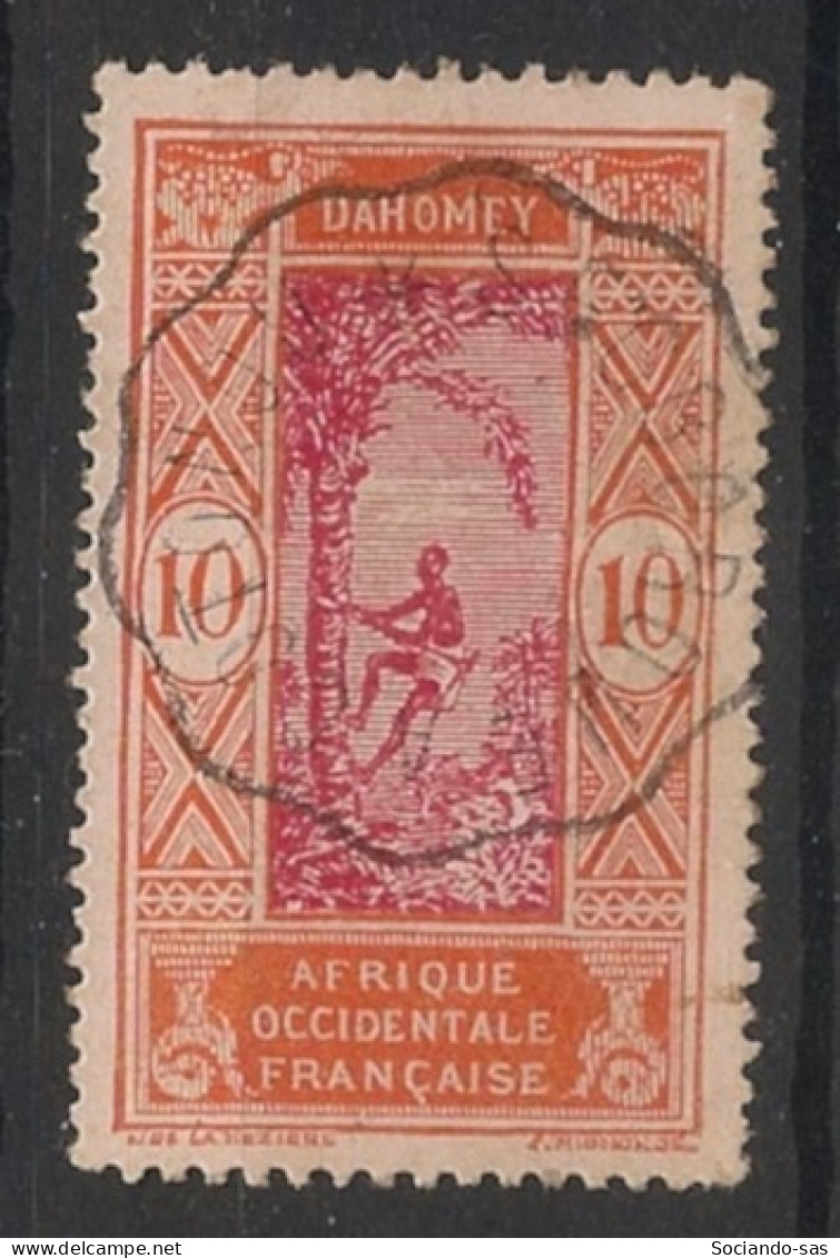 DAHOMEY - 1913-17 - N°YT. 47 - Cocotier 10c Rouge-orange - Oblitéré / Used - Gebruikt