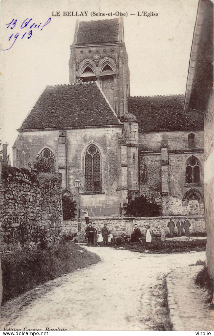 P-24-Mi-Is-1400 : LE BELLAY. EGLISE - Other & Unclassified