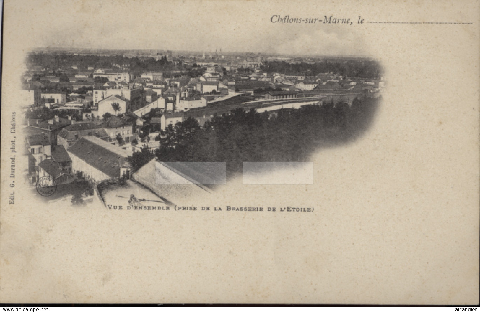 Châlons-sur-Marne - Vue D'ensemble (prise De La Brasserie De L'Etoile) - Châlons-sur-Marne