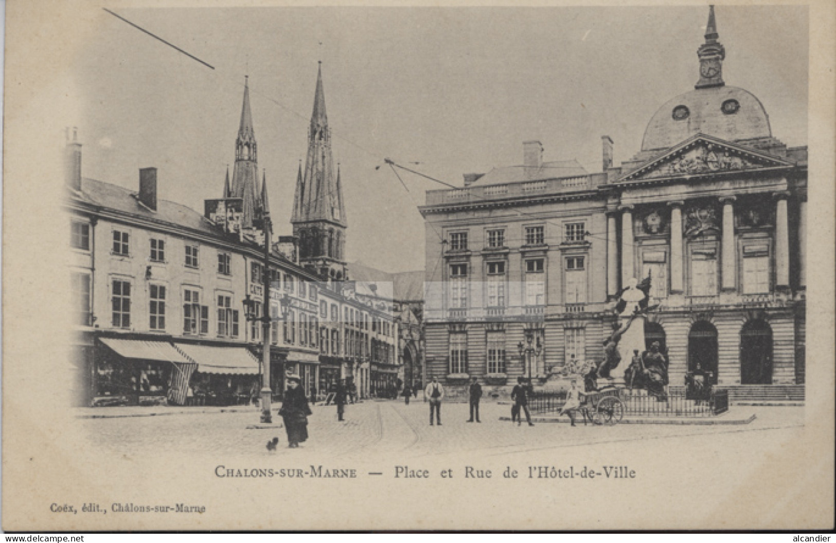 Châlons-sur-Marne - Place Et Rue De L'Hotel De Ville - Châlons-sur-Marne