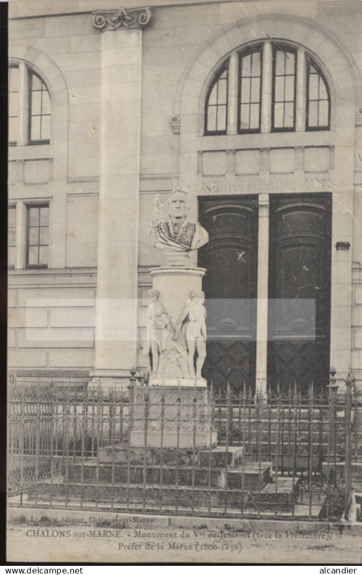 Châlons-sur-Marne - Monument Du Vte De Jessaint - Châlons-sur-Marne