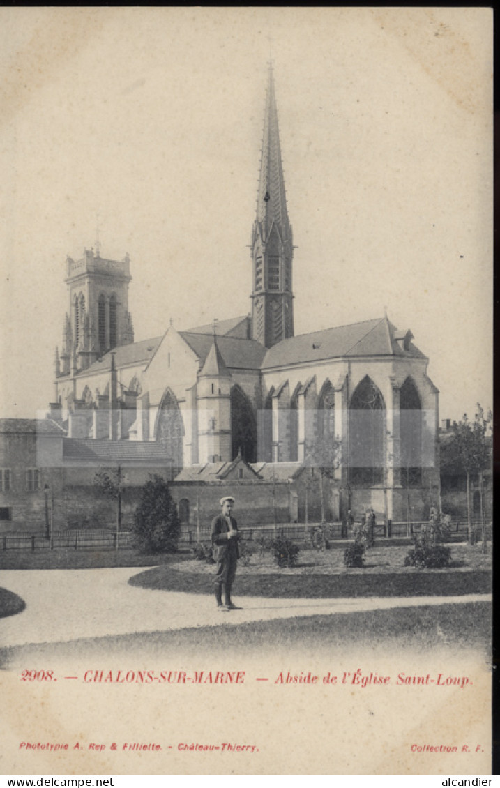 Châlons-sur-Marne - Abside De L'église Saint Loup - Châlons-sur-Marne