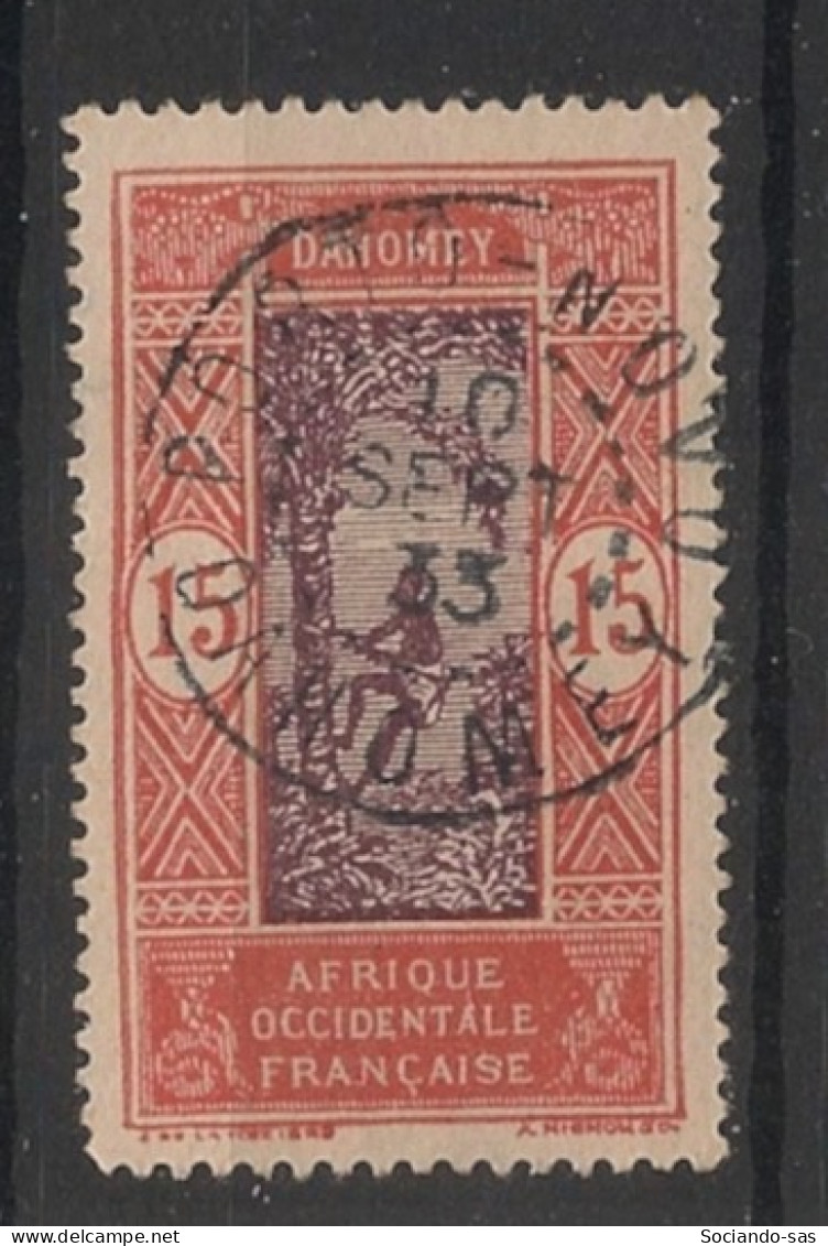 DAHOMEY - 1913-17 - N°YT. 48 - Cocotier 15c Brun-orange - Oblitéré / Used - Gebruikt