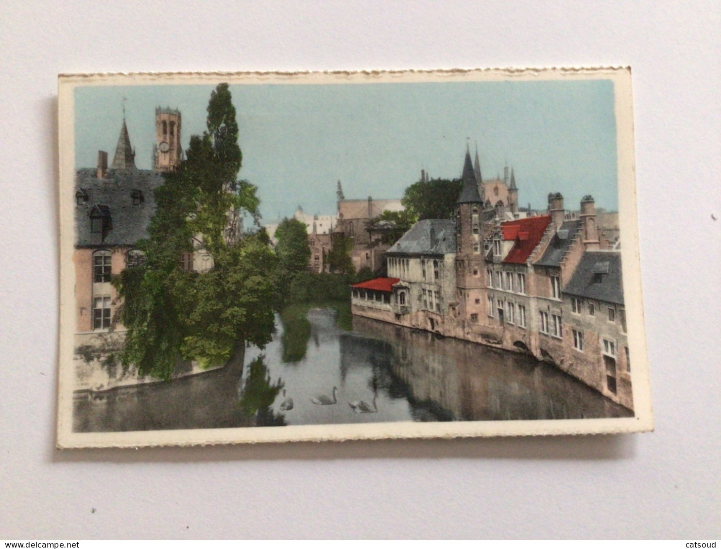 Carte Postale Ancienne (1957) Bruges Quai Du Rosaire Pub : Eug.Van Loocke De Pape Brugge III - Brugge