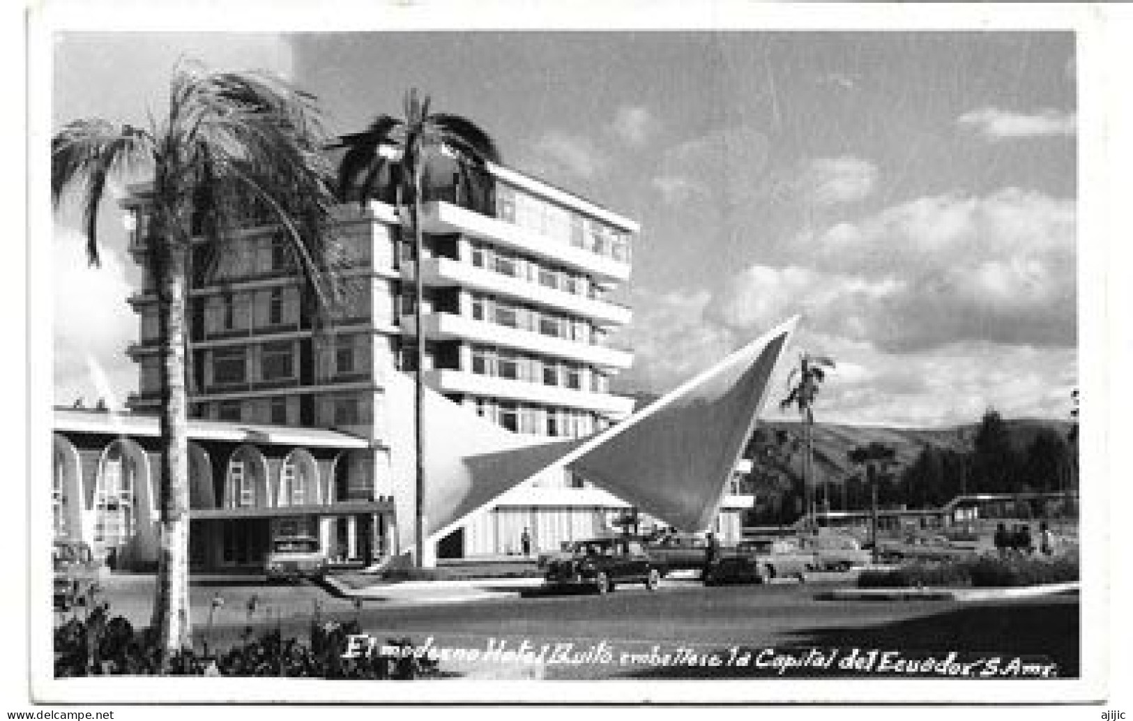 El Moderno Hotel Quito. (década De 1960)  Postcard - Ecuador
