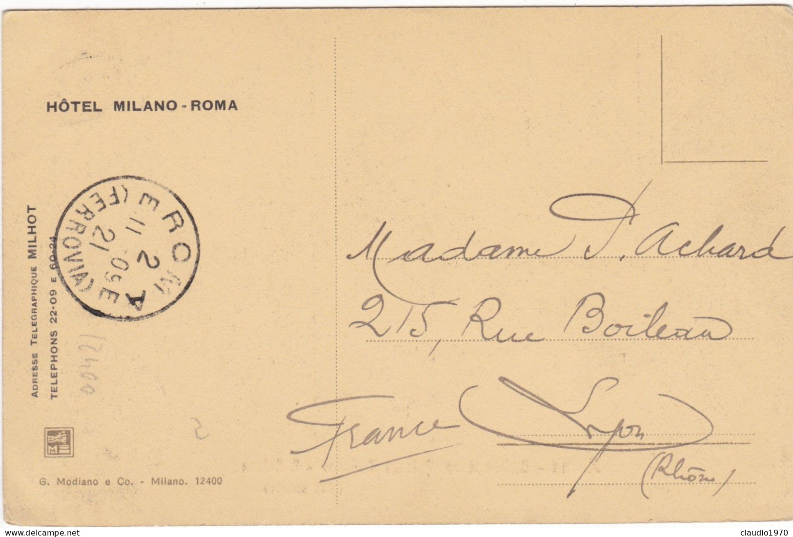 ROMA - CARTOLINA - VIAGGIATA - 1912 - Other & Unclassified