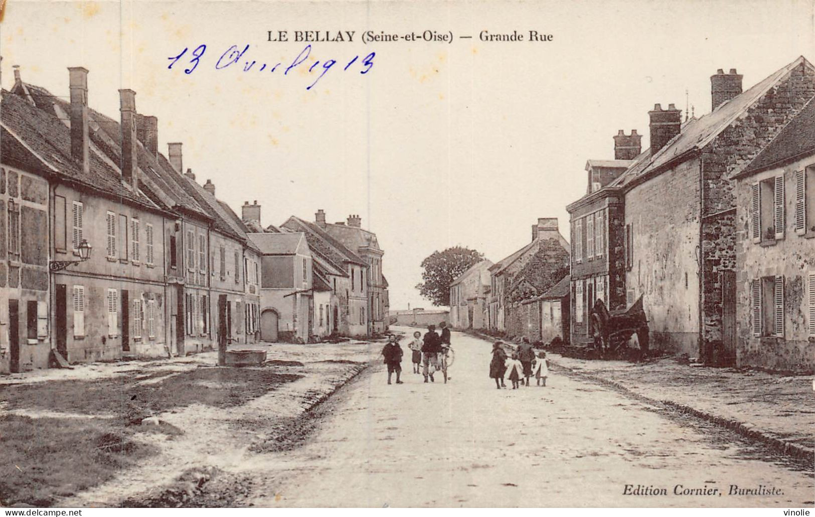 P-24-Mi-Is-998 : LE BELLAY.  GRANDE-RUE - Andere & Zonder Classificatie