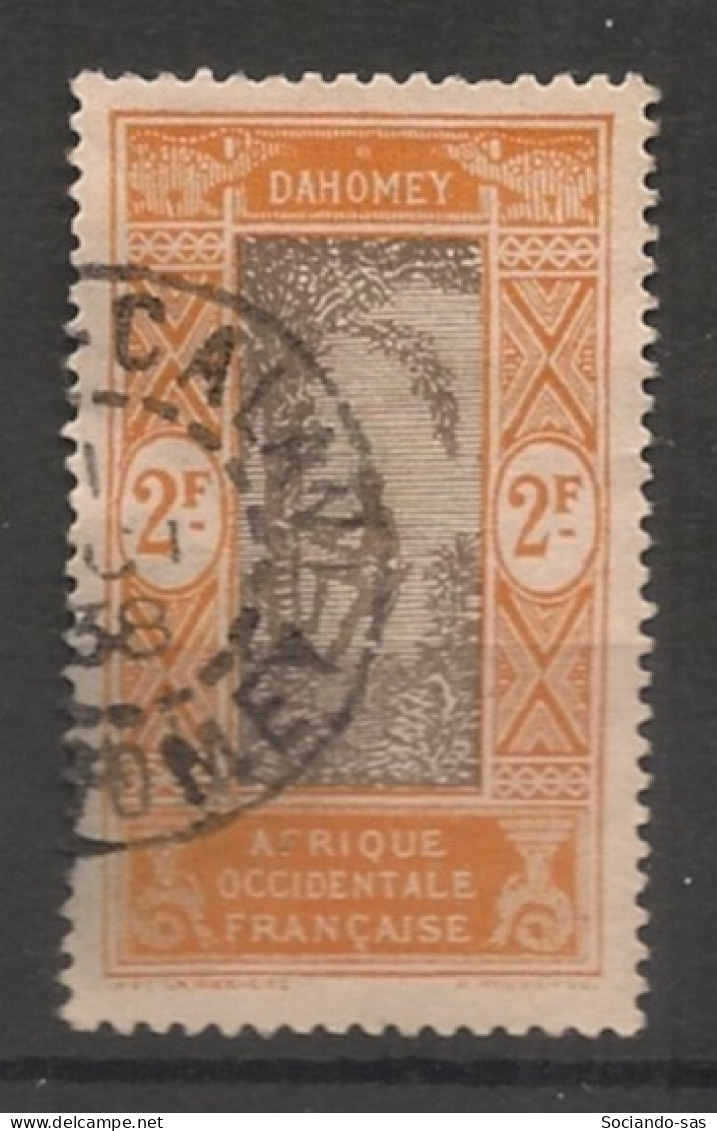 DAHOMEY - 1913-17 - N°YT. 58 - Cocotier 2f Orange Et Brun - Oblitéré / Used - Gebraucht