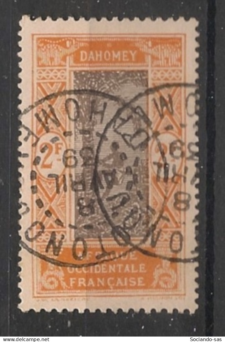 DAHOMEY - 1913-17 - N°YT. 58 - Cocotier 2f Orange Et Brun - Oblitéré / Used - Oblitérés