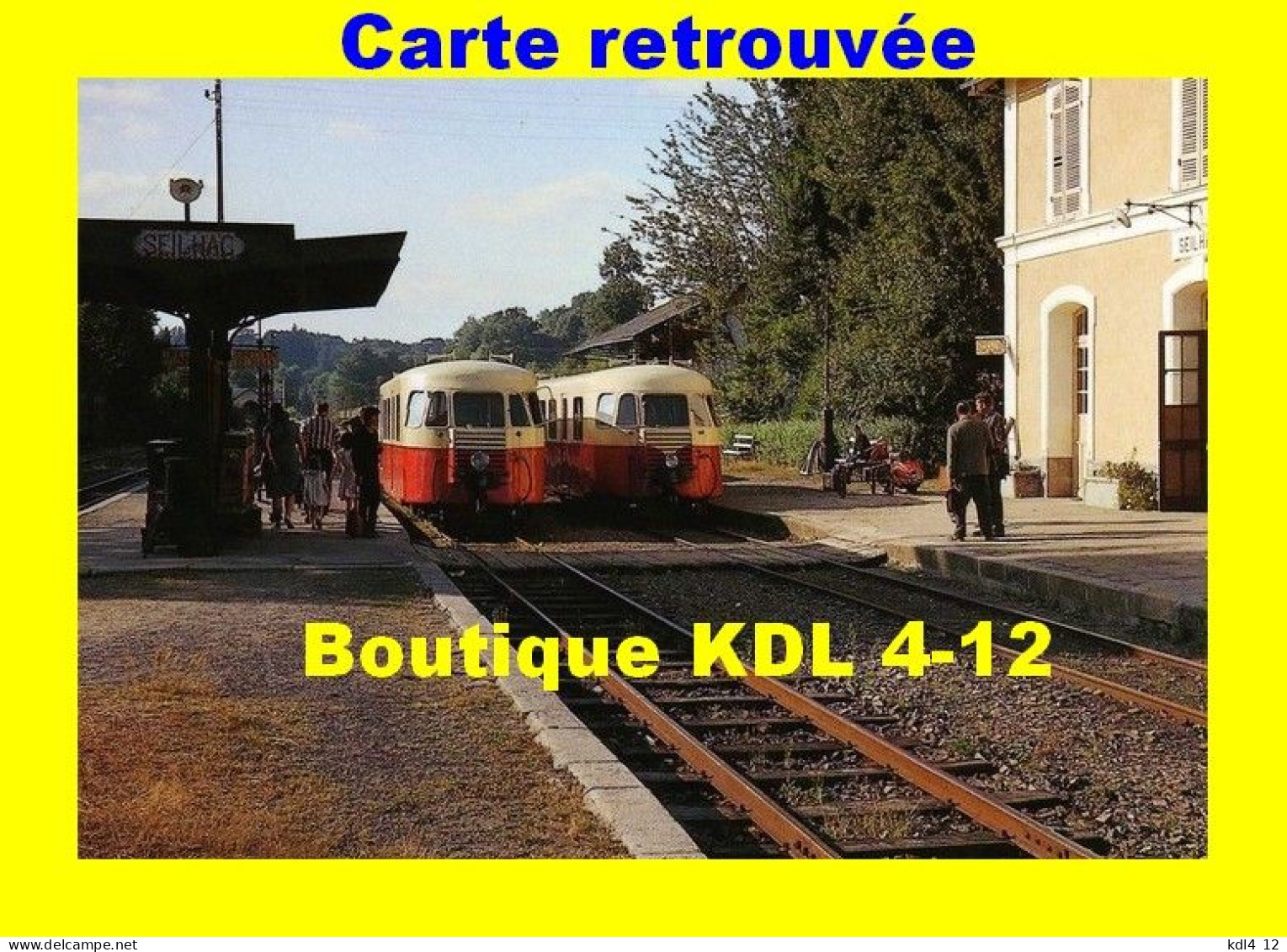 AL 052 - Autorails Billard A 80 D En Gare - SEILHAC - Corrèze - POC - Otros & Sin Clasificación