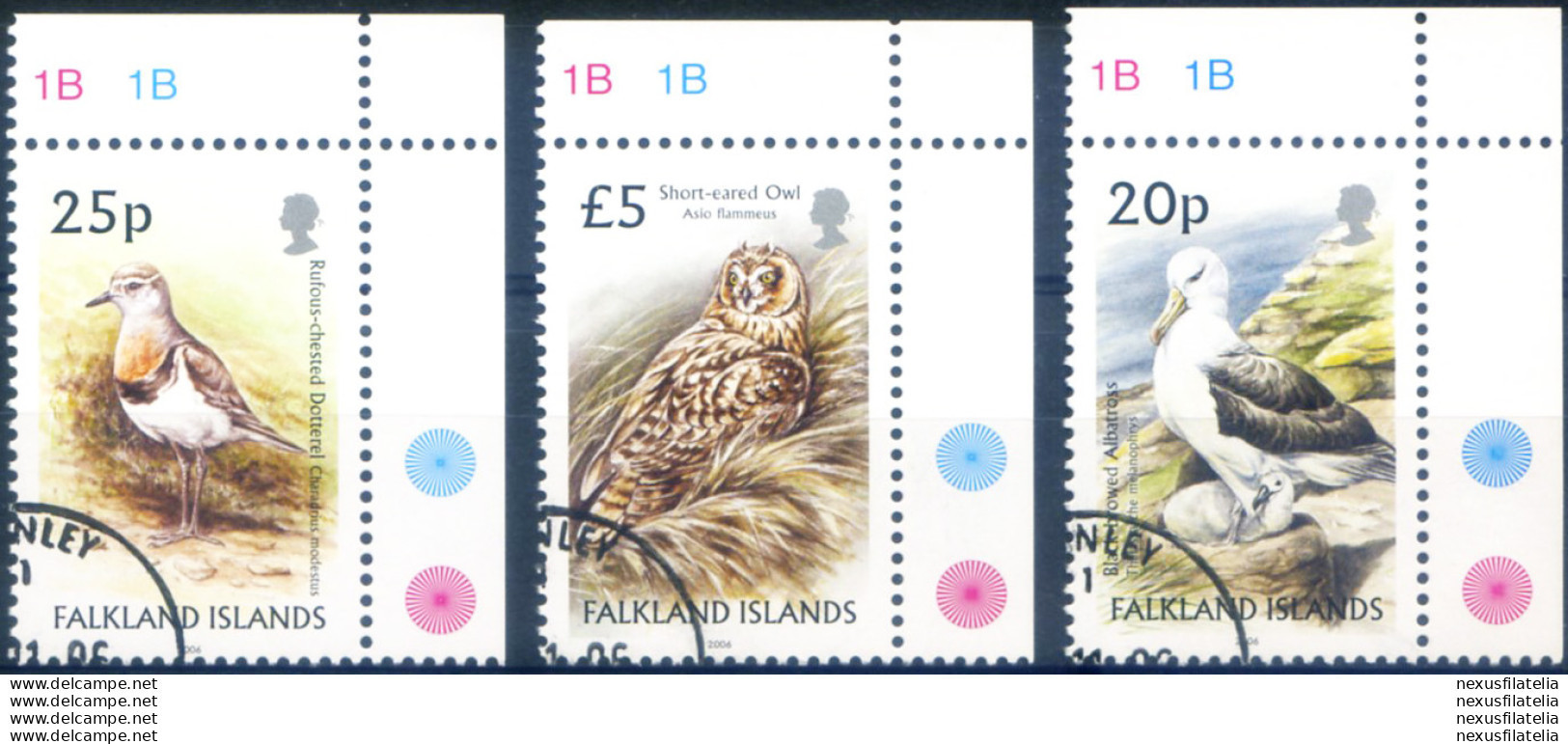 Definitiva. Fauna. Uccelli 2006. Usati. - Falkland Islands
