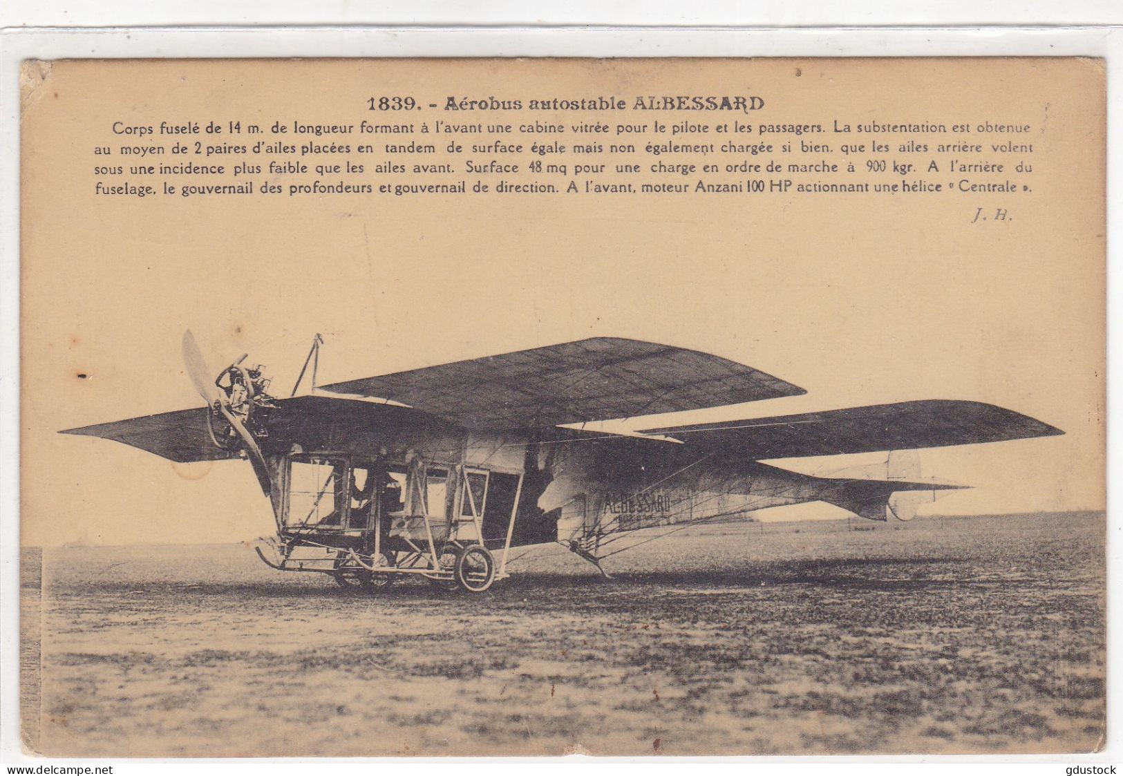 Aérobus Autostable Albessard - ....-1914: Précurseurs