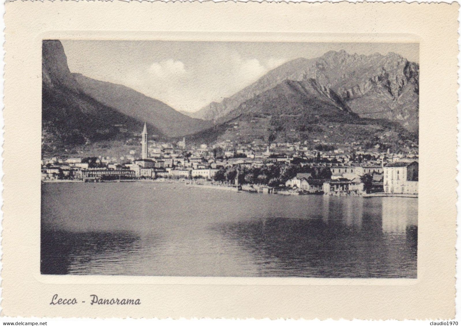 LECCO - CARTOLINA - PANORAMA - VIAGGIATA PER  - OLGIATE COMASCO (CO) 1957 - Lecco