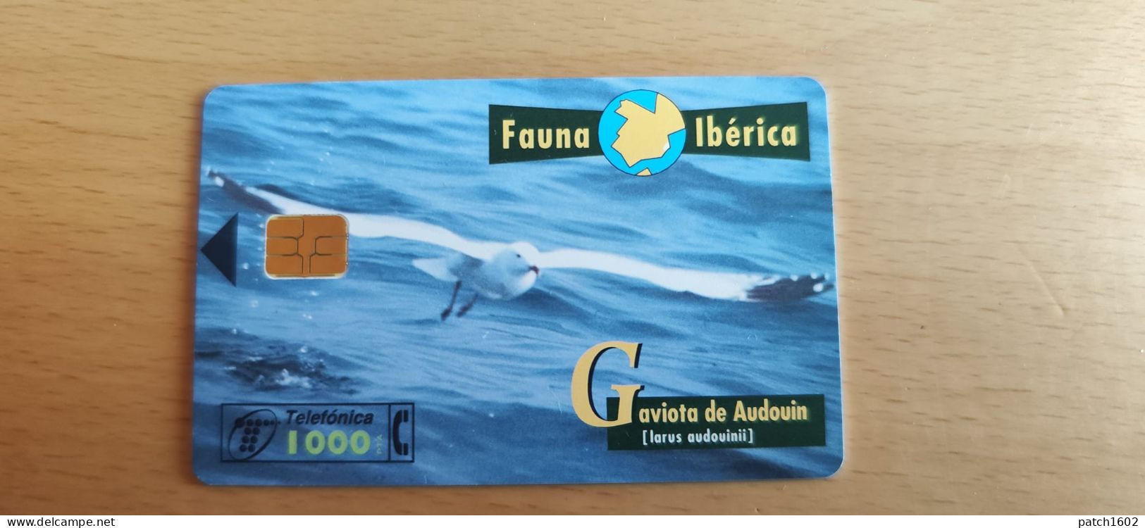 FAUNA IBERICA GAVIOTA DE  AUDOUIN 1000 PTA TELEFONICA - Other & Unclassified