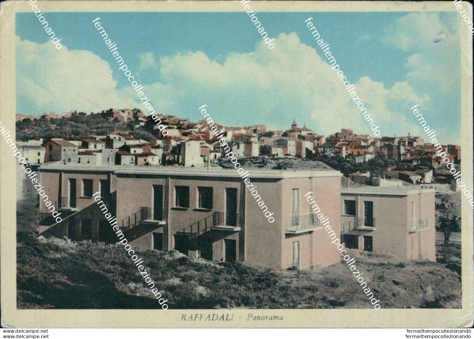 Bm576 Cartolina Raffadali Panorama Provincia Di Agrigento - Agrigento