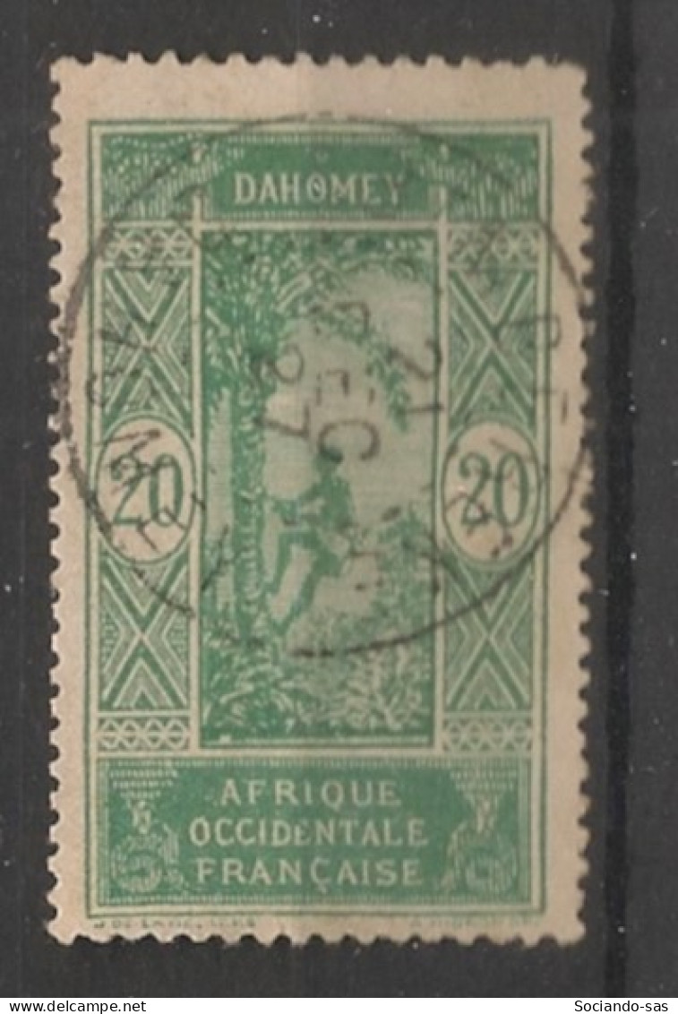 DAHOMEY - 1925-26 - N°YT. 72 - Cocotier 20c Vert - Oblitéré / Used - Oblitérés