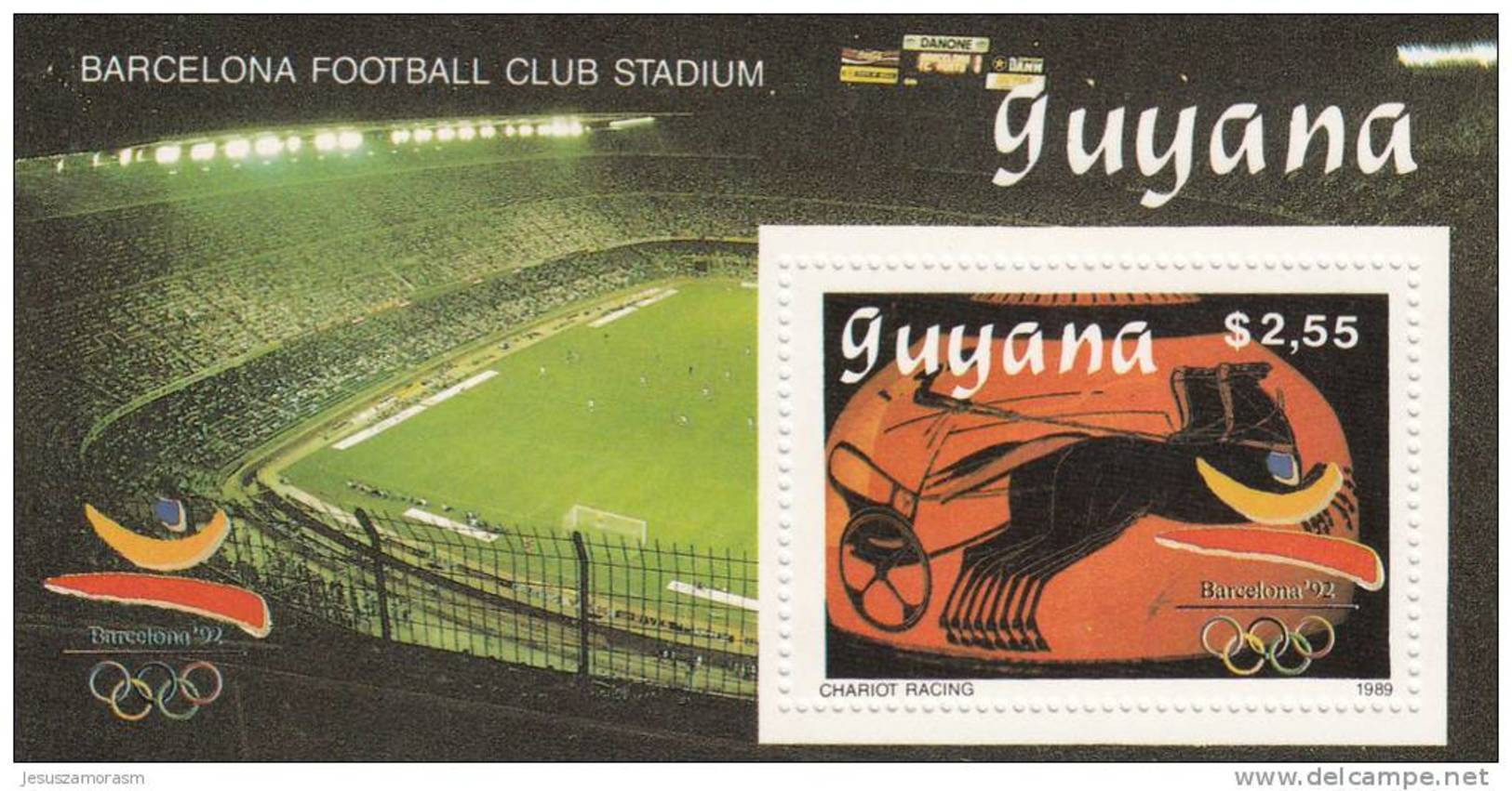 Guyana Hb Michel 65A Al 70A - Summer 1992: Barcelona
