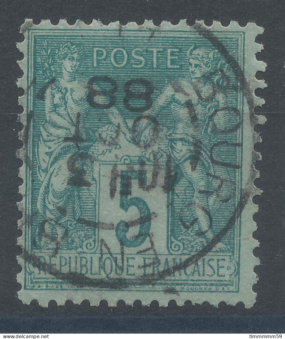 Lot N°83289   N°75, Oblitéré Cachet à Date De BOURG-EN-BRESSE "AIN" - 1876-1898 Sage (Type II)