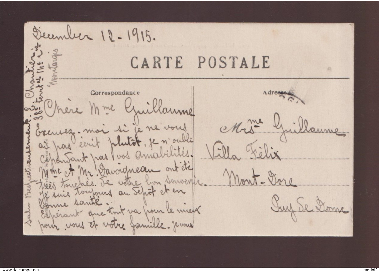 CPA - 45 - Briare - Château De Trousse-Barrière - Circulée En 1915 - Briare