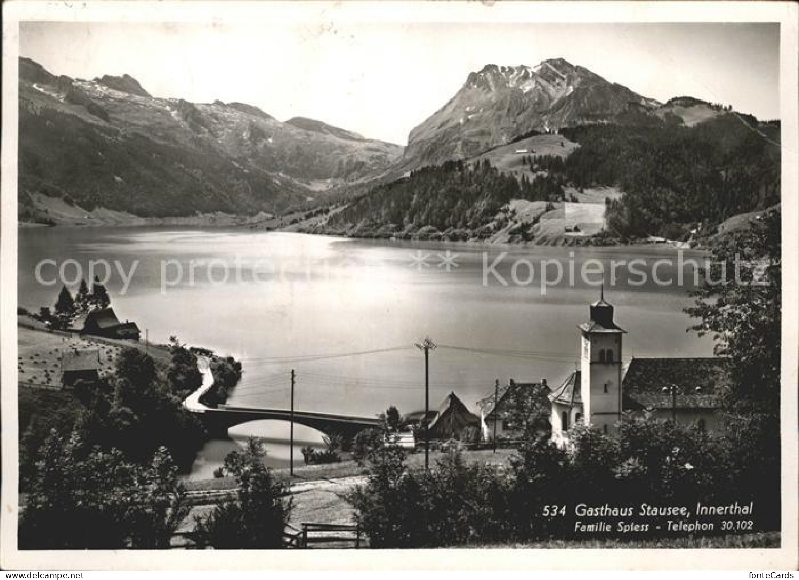 11642693 Innerthal Gasthaus Stausee Fam. Spiess Innerthal - Other & Unclassified