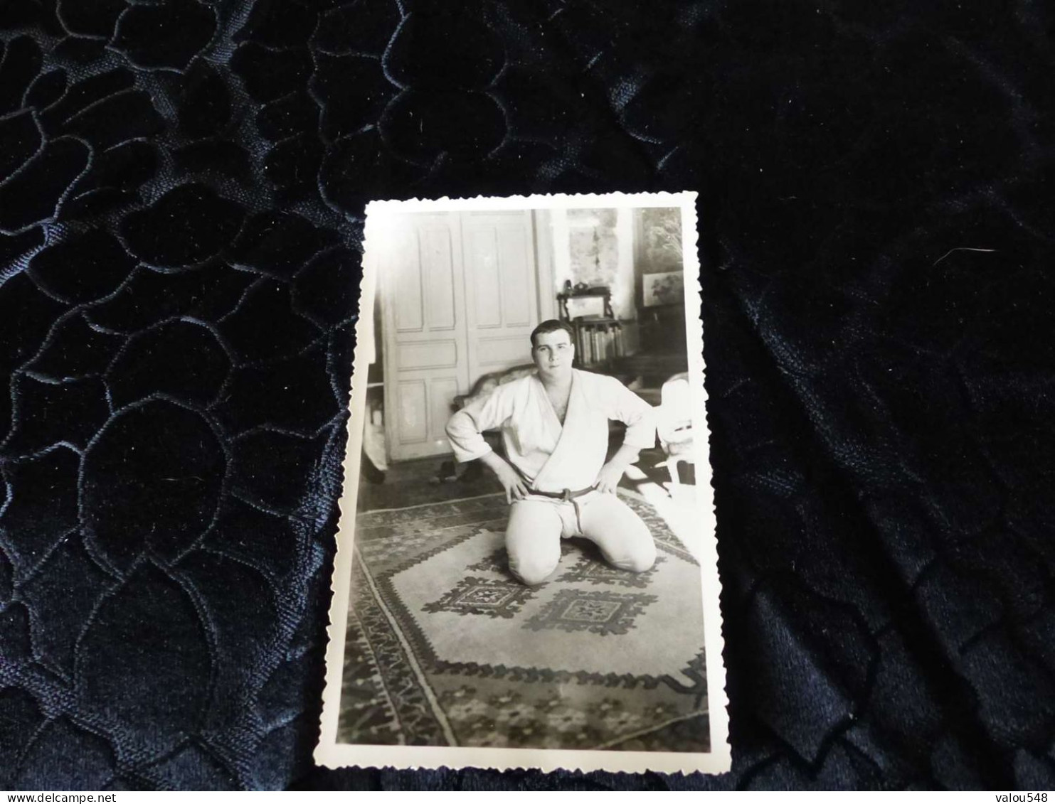 P-283 ,  Photo, Homme Judoka Sur Un Tapis, Circa 1940 - Anonymous Persons