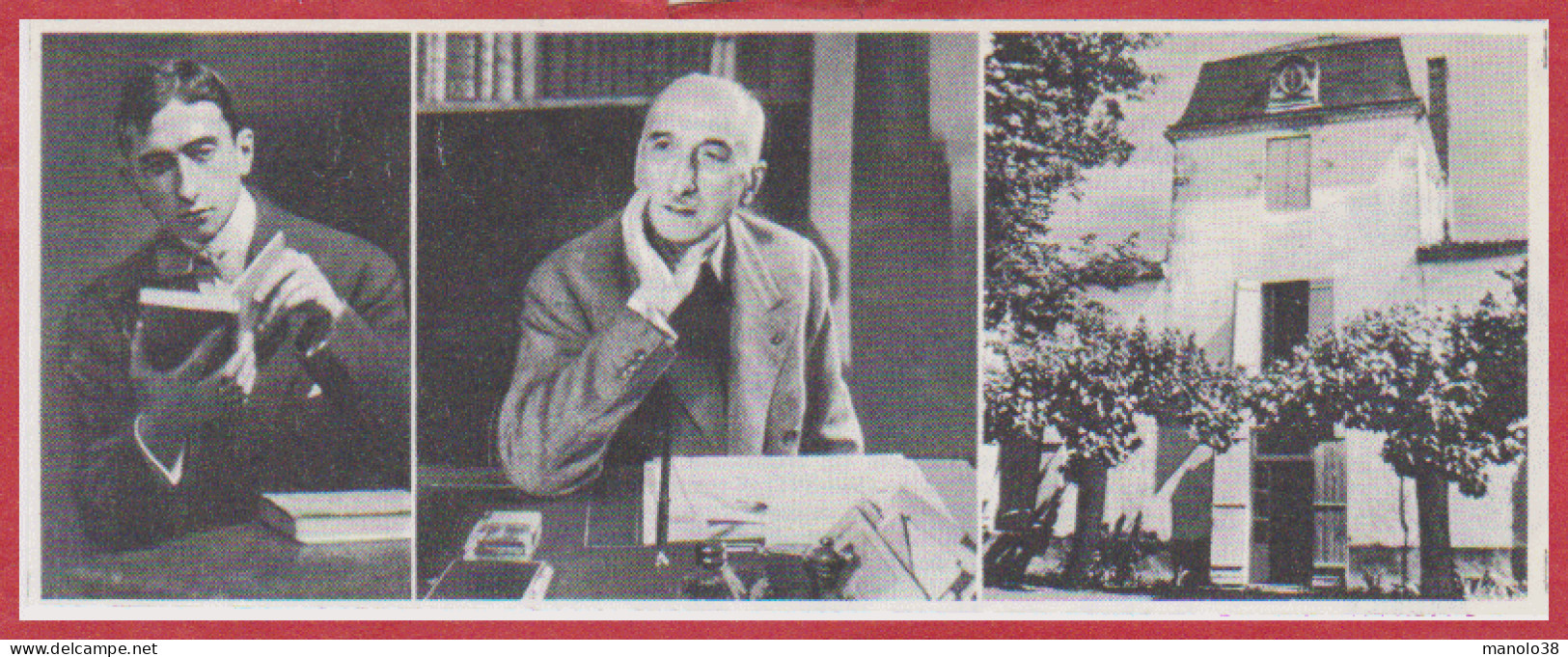 François Mauriac. Portrait En 1910,1949. Sa Propriété "Malagar" En Gironde. Larousse 1960. - Documenti Storici