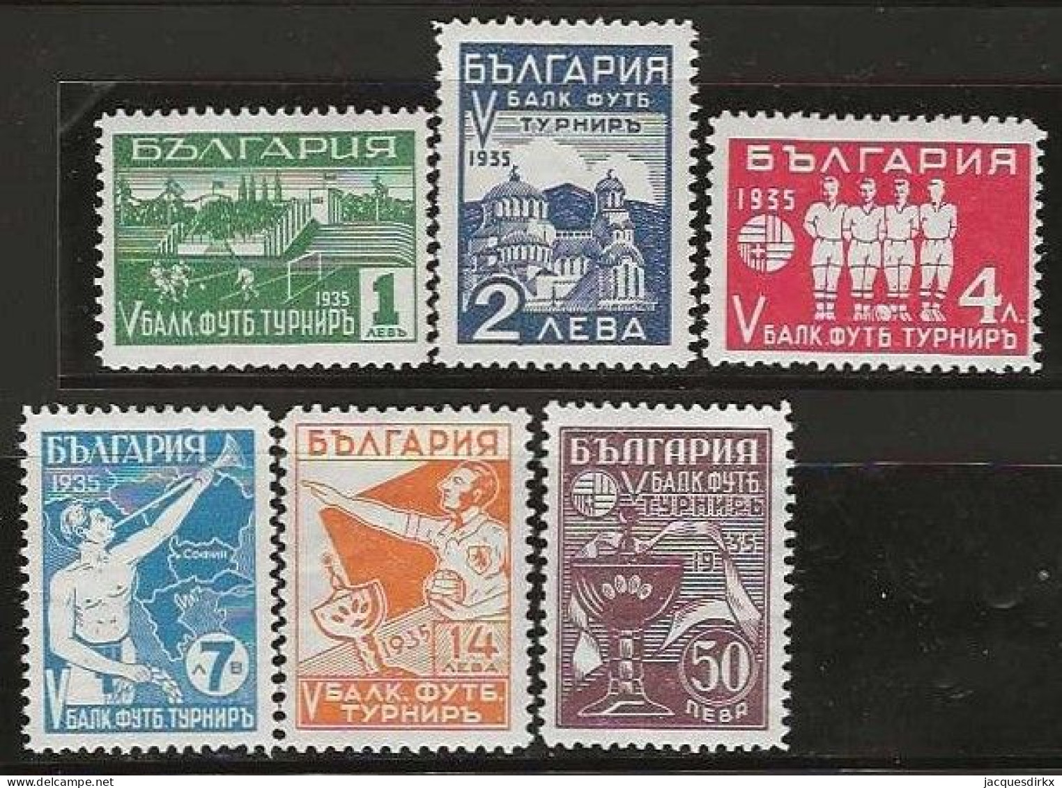 Bulgaria      .  Y&T      .  252/257        .   *      .     Mint-hinged - Unused Stamps