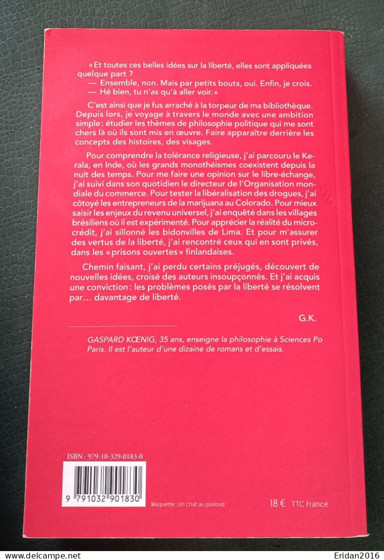Voyage D'un Philosophe Aux Pays Des Libertés :  Gaspard Koenig : GRAND FORMAT - Psychology/Philosophy